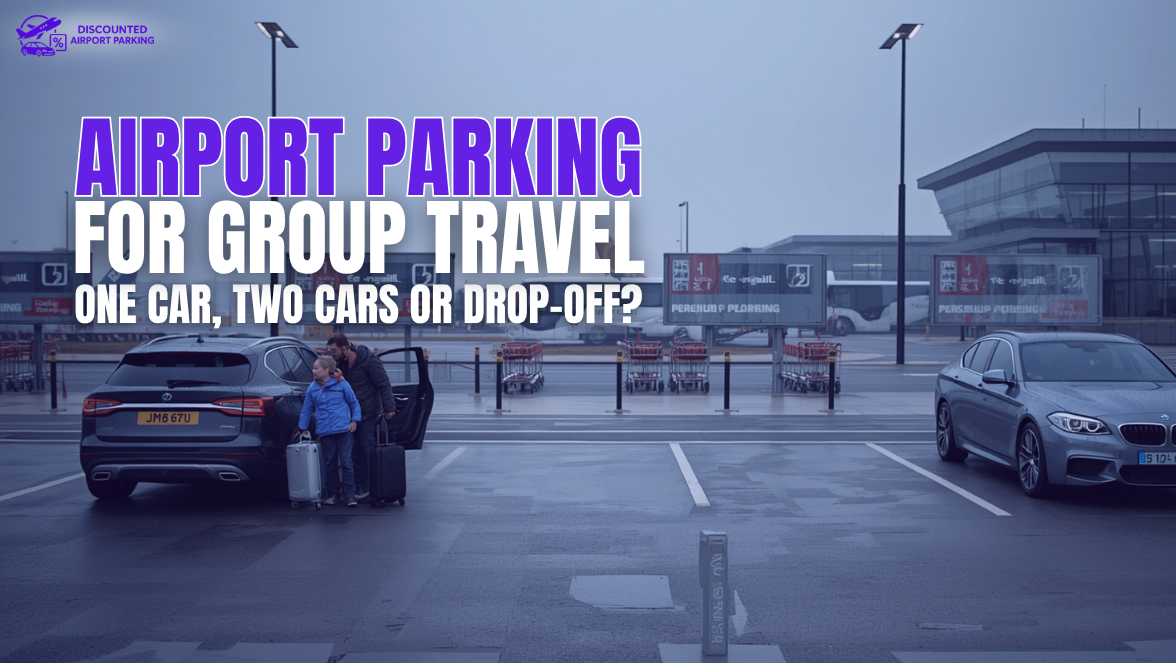 Airport Parking for Group Travel: One Car, Two Cars or Drop-Off?