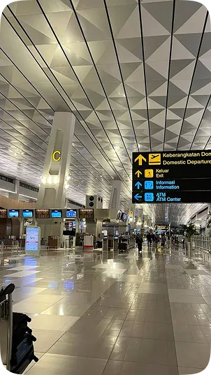 Travelers at airport